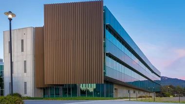 Exterior of an office building